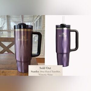 Stanley 30 oz Fluted Tumbler Wisteria Shine Purple | Sold Out | Limited Edition